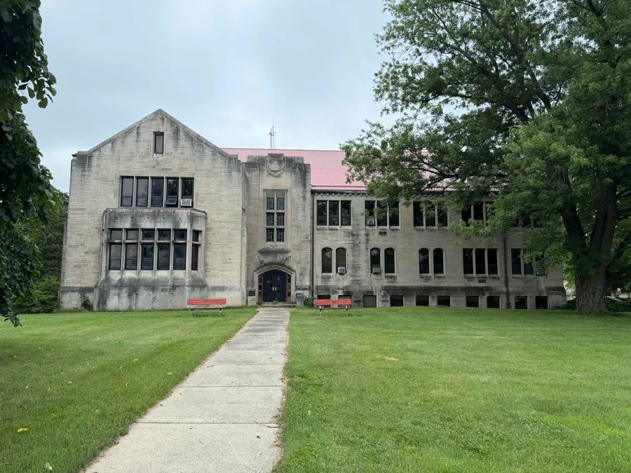 The Memorial Academic Building on the Great Commission University campus